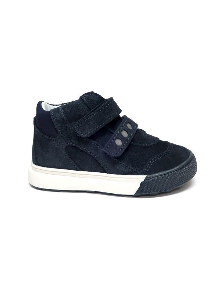 Buty sportowe chłopięce, skórzane, granatowe, RenBut