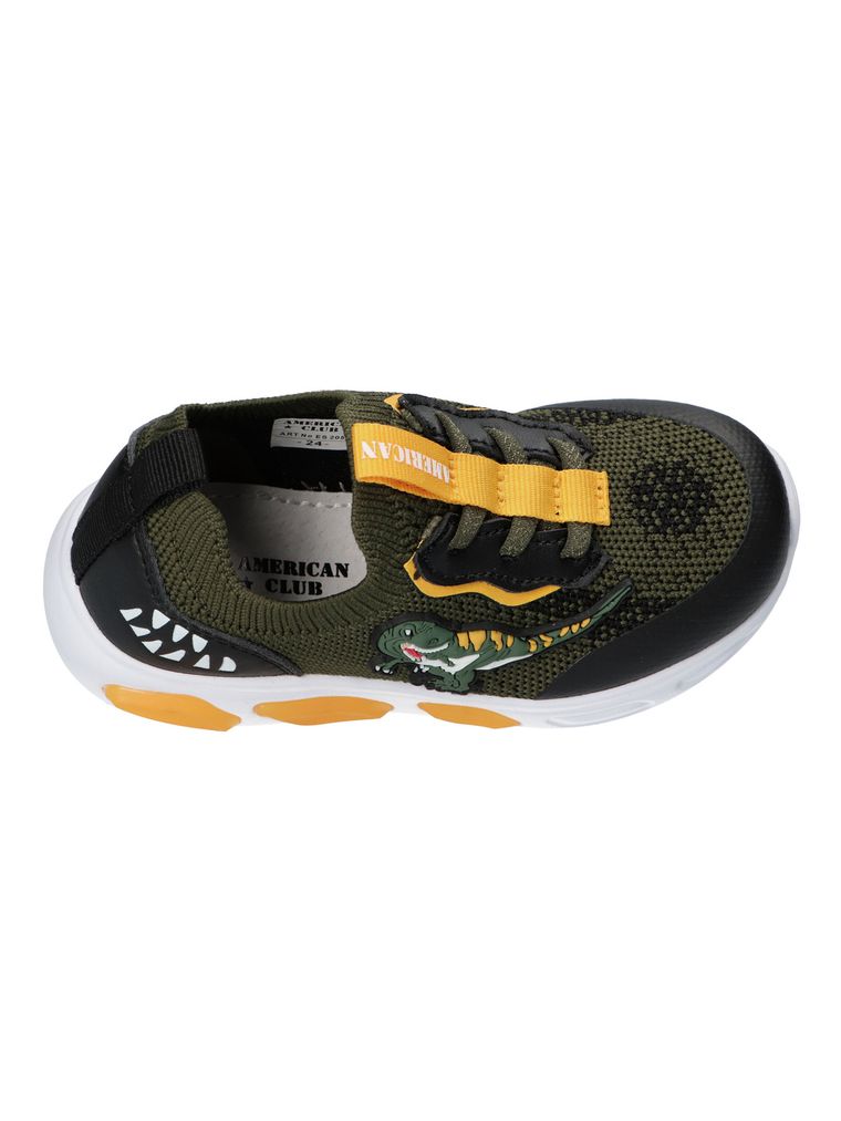 Buty sportowe chłopięce, zielone, American Club