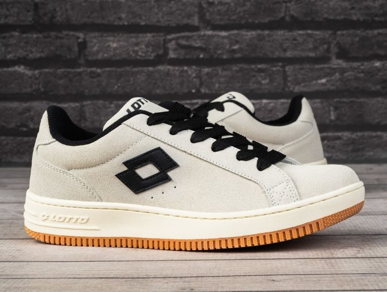 Buty sportowe damskie, beżowe, Lotto Yarin