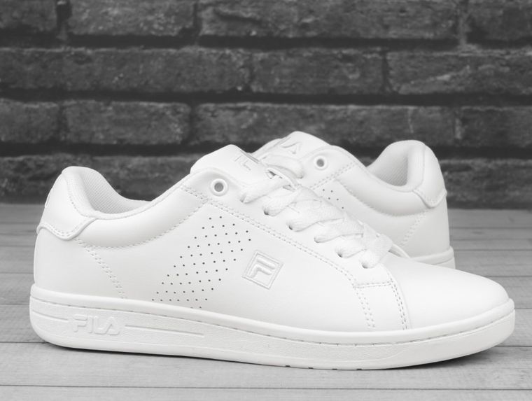 Buty sportowe damskie, białe, Fila Crosscourt 2