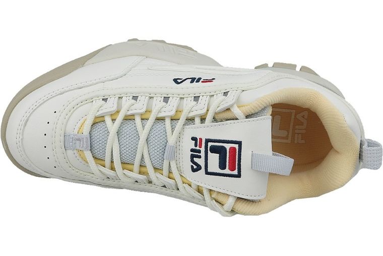 Buty sportowe damskie, białe, Fila Disruptor CB Low Wmn