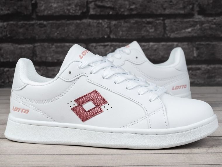 Buty sportowe damskie, białe, Lotto Jambol