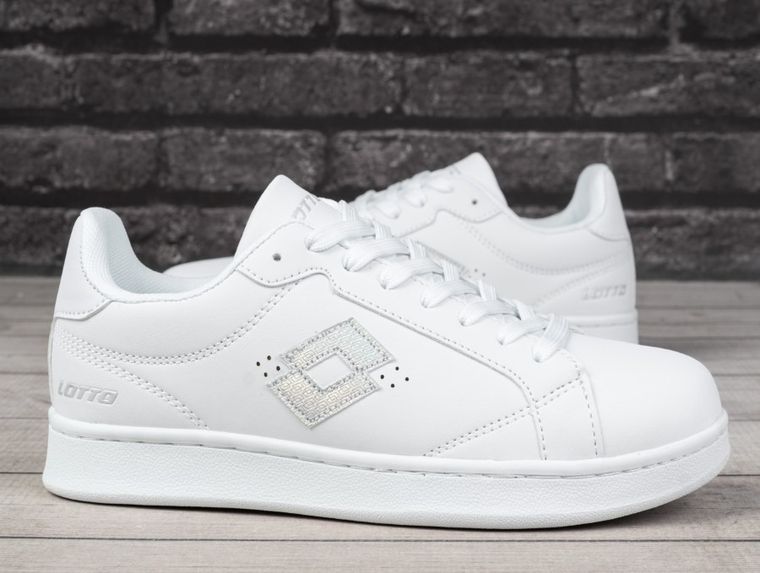 Buty sportowe damskie, białe, Lotto Jambol GC