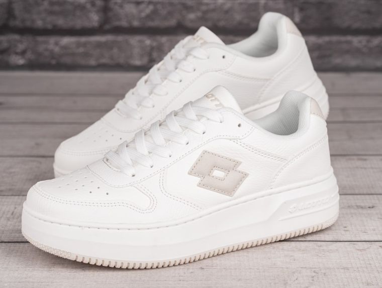 Buty sportowe damskie, białe, Lotto Paliot