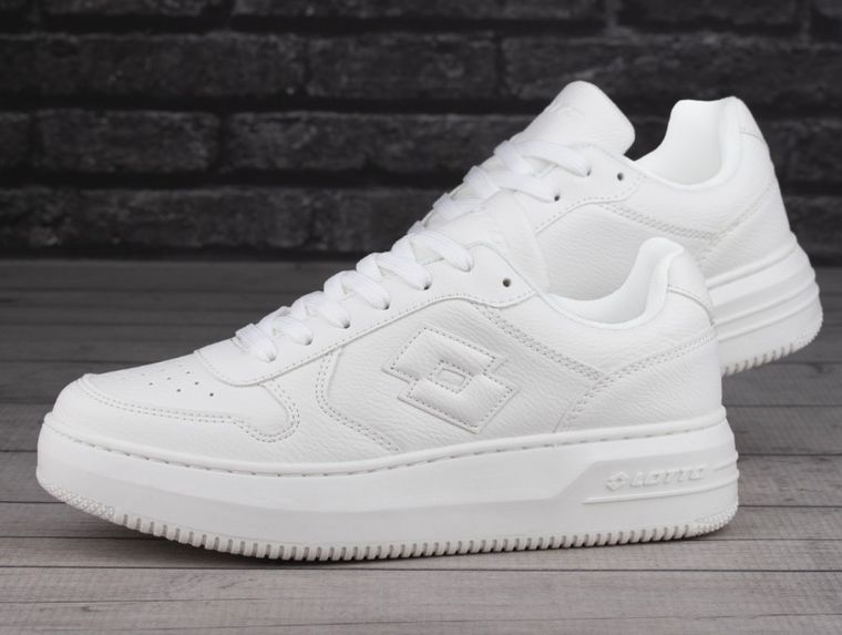 Buty sportowe damskie, białe, Lotto Paliot PF OC