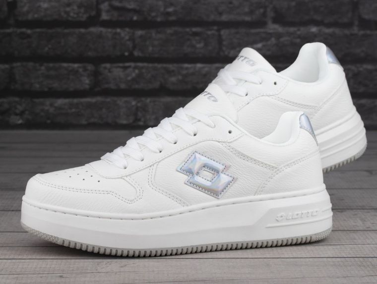 Buty sportowe damskie, białe, Lotto Toco BC