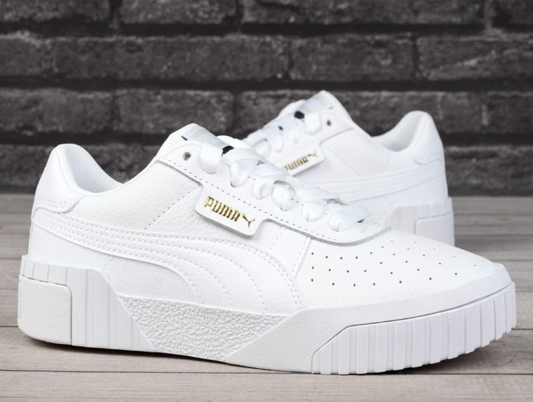 Buty sportowe damskie, białe, Puma Cali