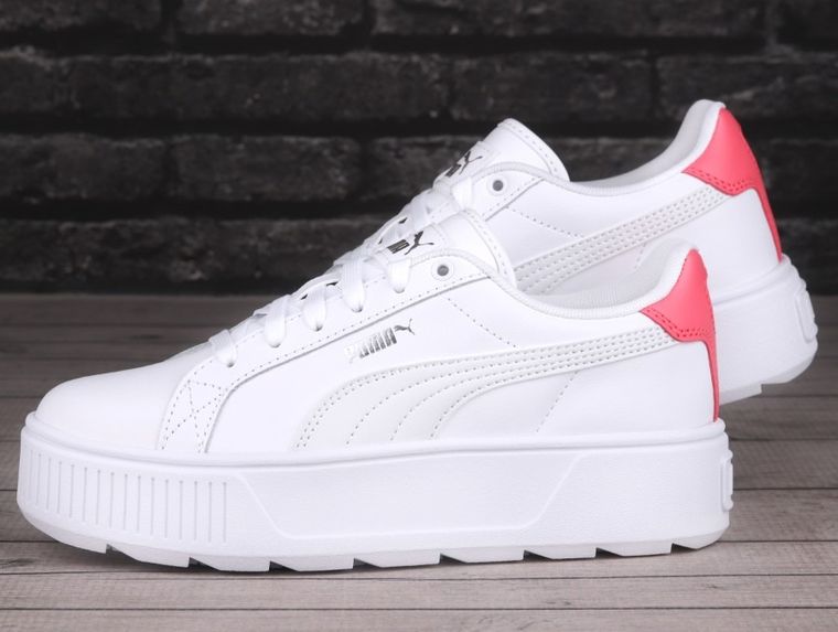 Buty sportowe damskie, białe, Puma Karmen