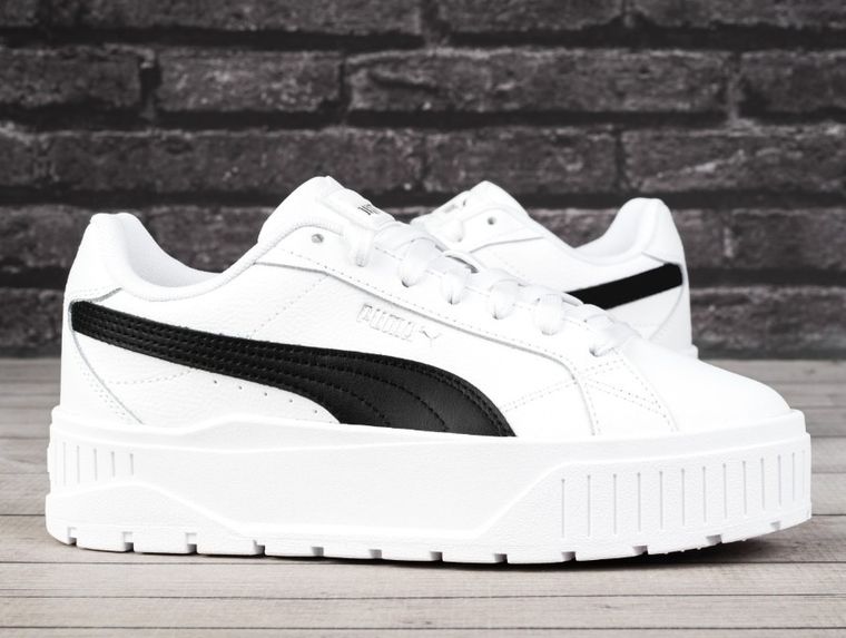 Buty sportowe damskie, białe, Puma Karmen II