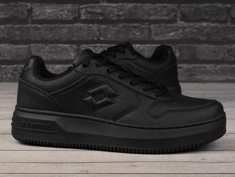 Buty sportowe damskie, czarne, Lotto Paliot