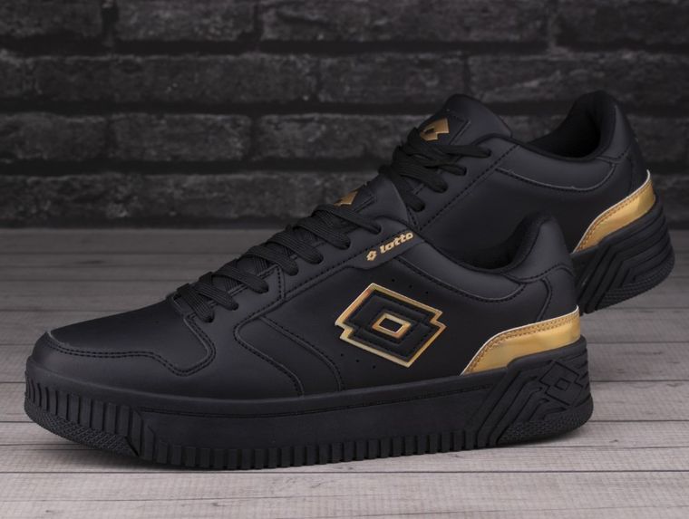 Buty sportowe damskie, czarne, Lotto Scopi GC