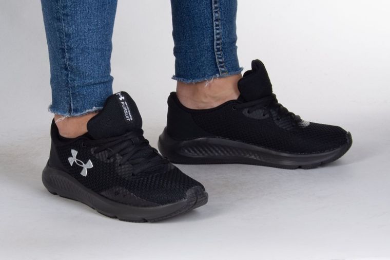 Buty sportowe damskie, czarne, Under Armour