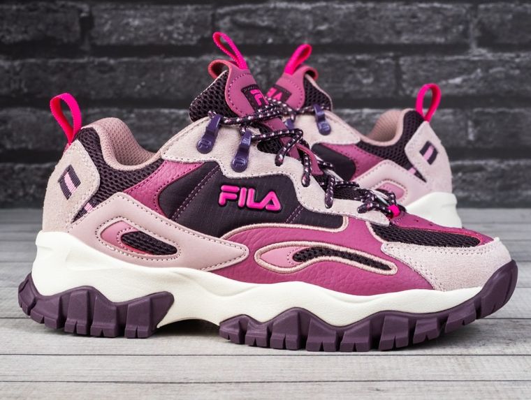 Buty sportowe damskie, różowe, Fila Ray Tracer