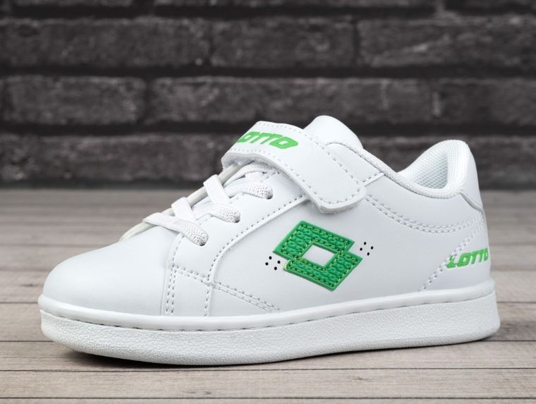 Buty sportowe dziecięce, białe, Lotto Jambol
