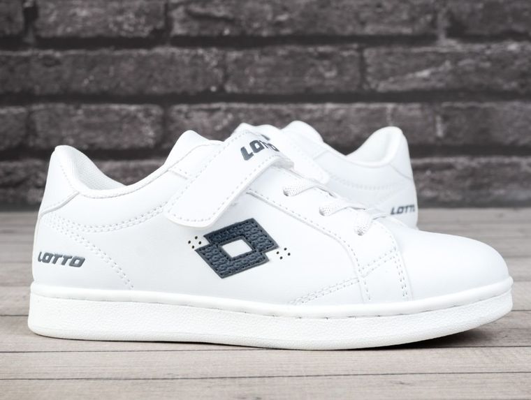 Buty sportowe dziecięce, białe, Lotto Jambol K