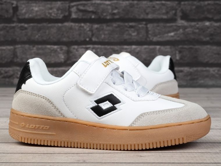 Buty sportowe dziecięce, białe, Lotto Makera