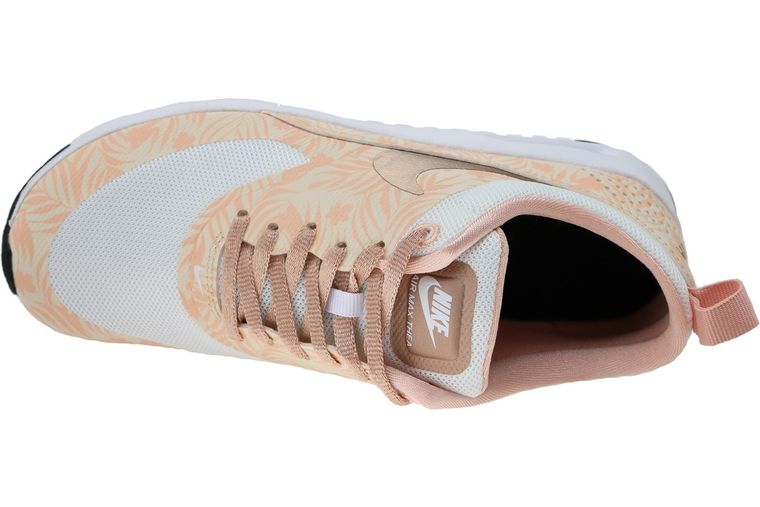 Buty sportowe dziewczęce, beżowe, Nike Air Max Thea Print GS