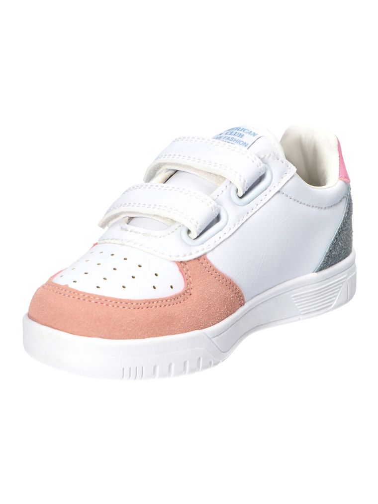 Buty sportowe dziewczęce, białe, American Club