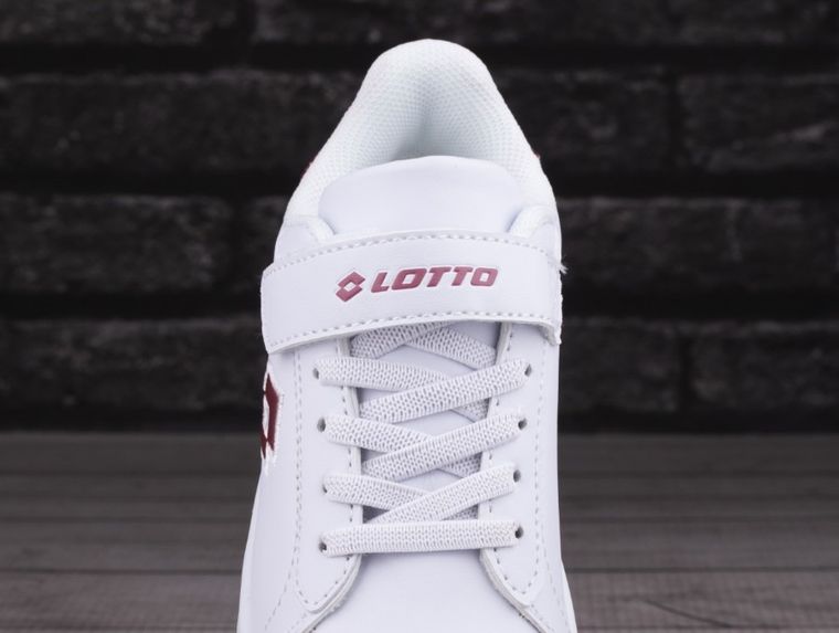 Buty sportowe dziewczęce, białe, Lotto Dampolis GC K