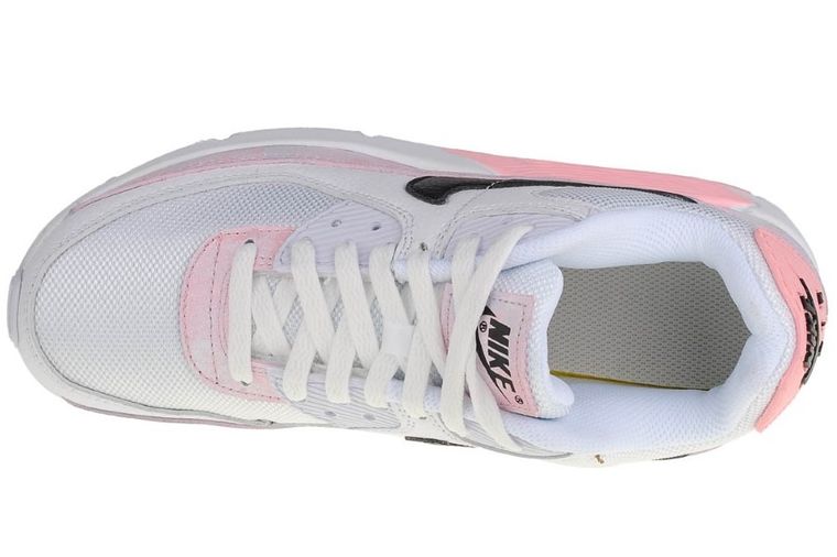 Buty sportowe dziewczęce, białe, Nike Air Max 90 GS