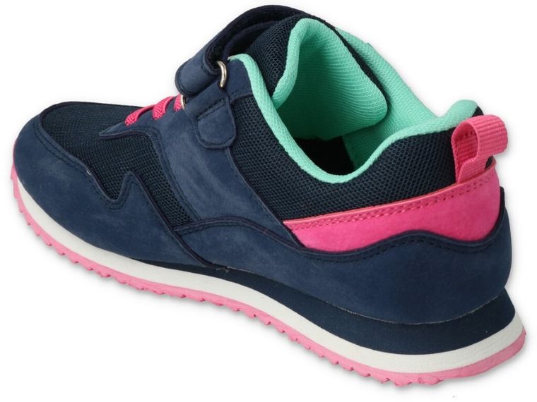 Buty sportowe dziewczęce, granatowe, Befado