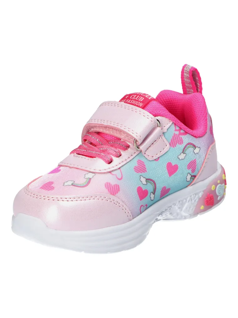 Buty sportowe dziewczęce, różowe, American Club