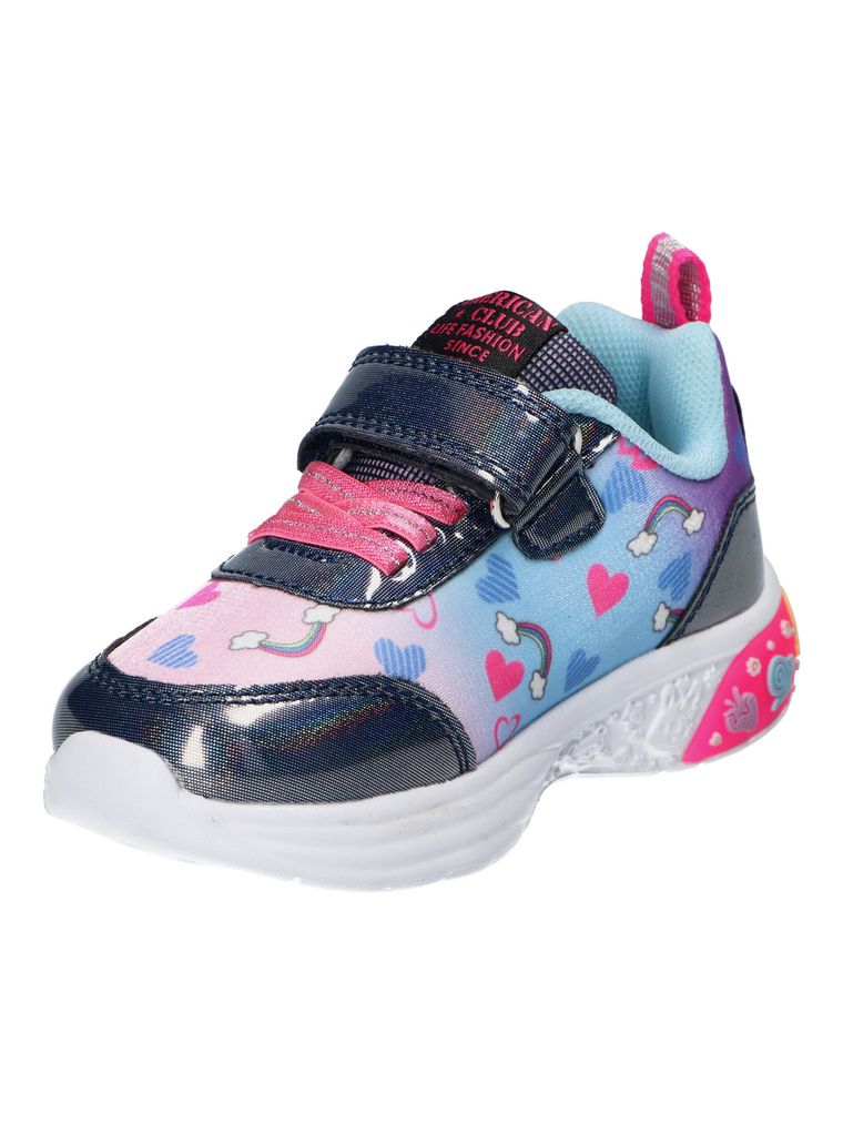 Buty sportowe dziewczęce, różowe, American Club