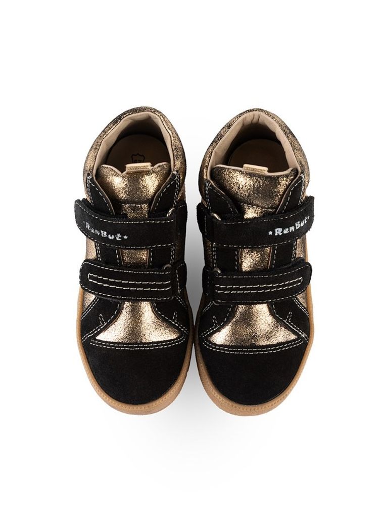 Buty sportowe dziewczęce, skórzane, mix, RenBut