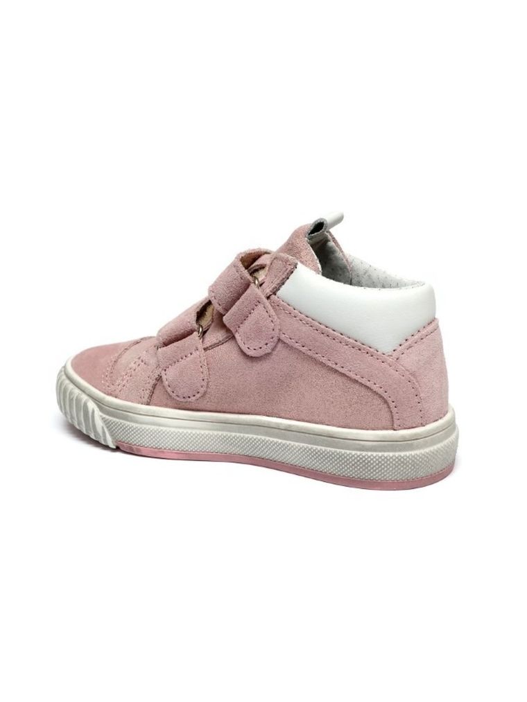Buty sportowe dziewczęce, skórzane, różowe, RenBut