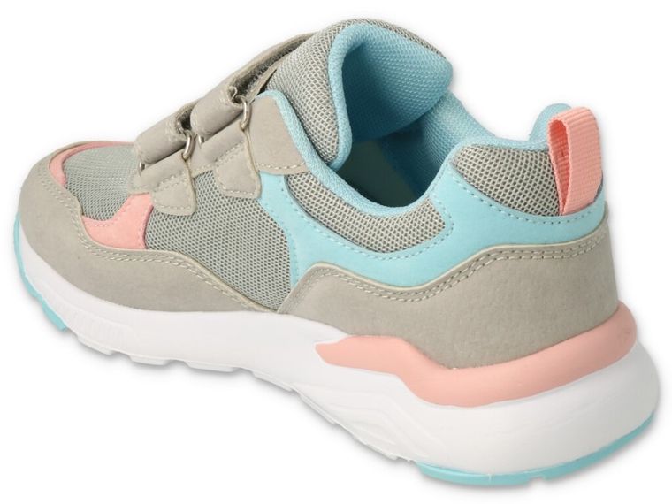 Buty sportowe dziewczęce, szare, Befado