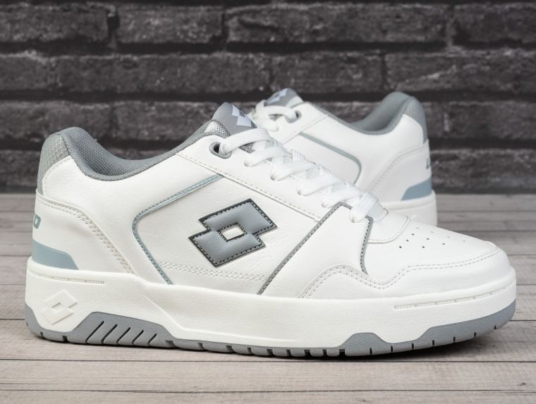 Buty sportowe męskie, białe, Lotto Boxscore