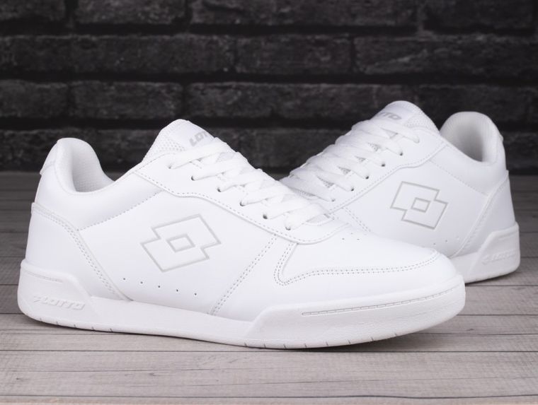 Buty sportowe męskie, białe, Lotto Titanis