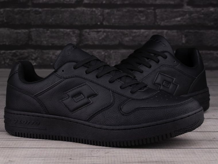 Buty sportowe męskie, czarne, Lotto Paliot