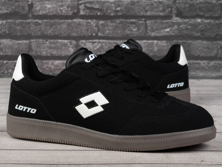 Buty sportowe męskie, czarne, Lotto Vintal