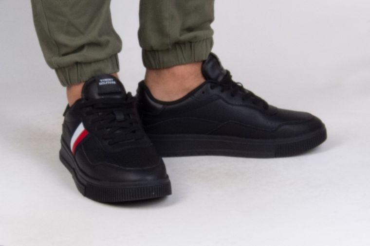 Buty sportowe męskie, czarne, Tommy Hilfiger
