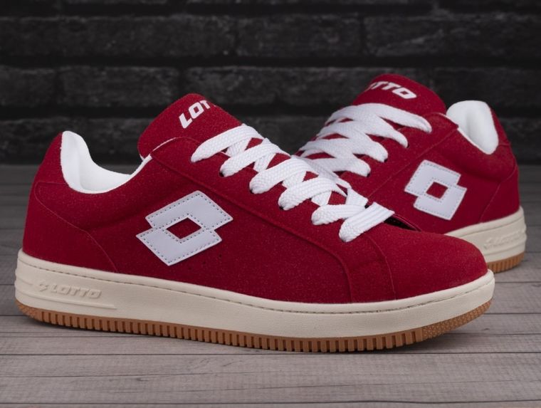 Buty sportowe męskie, czerwone, Lotto Yarin
