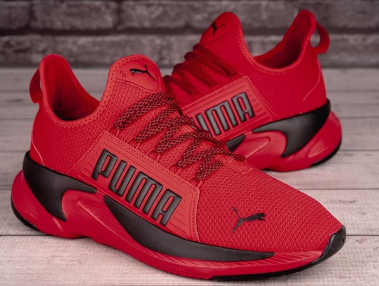 Buty sportowe męskie, czerwone, Puma Softride Premier