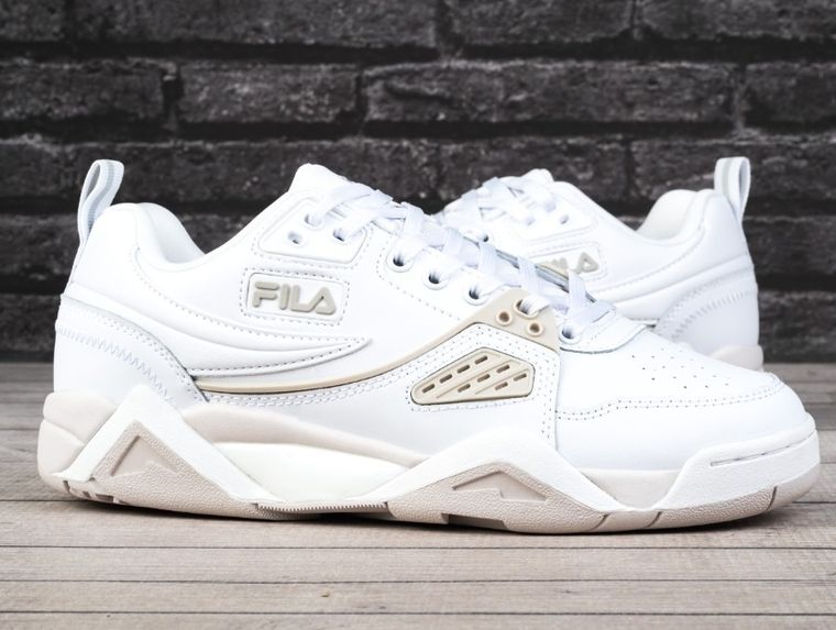 Buty sportowe męskie, do tenisa, białe, Fila Casim