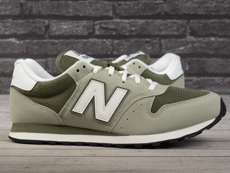 Buty sportowe męskie, khaki, New Balance