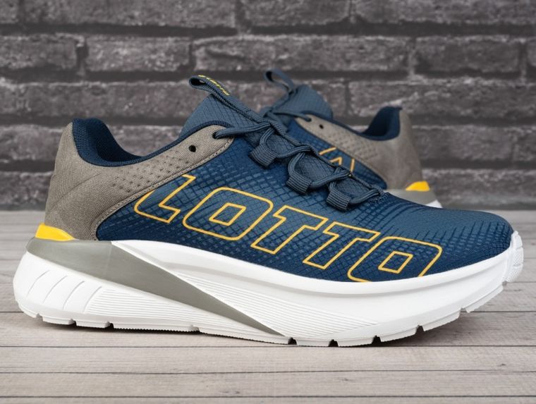 Buty sportowe męskie, niebieskie, Lotto Vitalitiv
