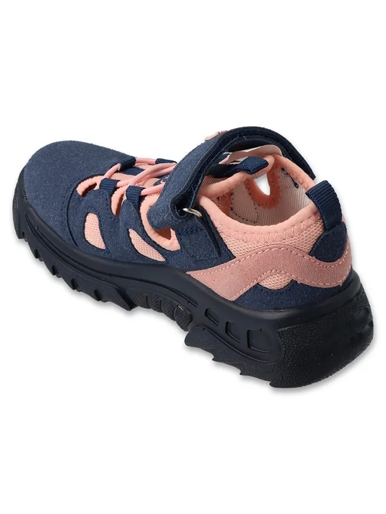 Buty trekkingowe dziewczęce, różowe, Befado