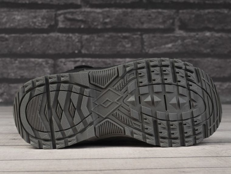 Buty zimowe dziecięce, czarne, Lotto Ketcham Tex K