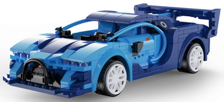 Cada, Blue Race Car dual mode contro, pojazd, 325 elementów