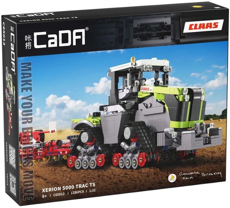 Cada, ciągnik rolniczy Claas Xerion 5000 Trac TS, 1:32, 1336 elementów