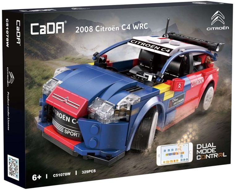 Cada, Citroen C4, klocki konstrukcyjne, pojazd zdalnie sterowany, 329 elementów