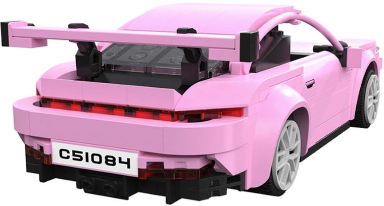 Cada, Legand Sports Cars RS, pojazd zdalnie sterowany, różowy, 1:220, 280 elementów