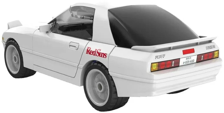 Cada, Mazda RX-7 FC3S Initial D, klocki konstrukcyjne, pojazd, 1:35, 66 elementów