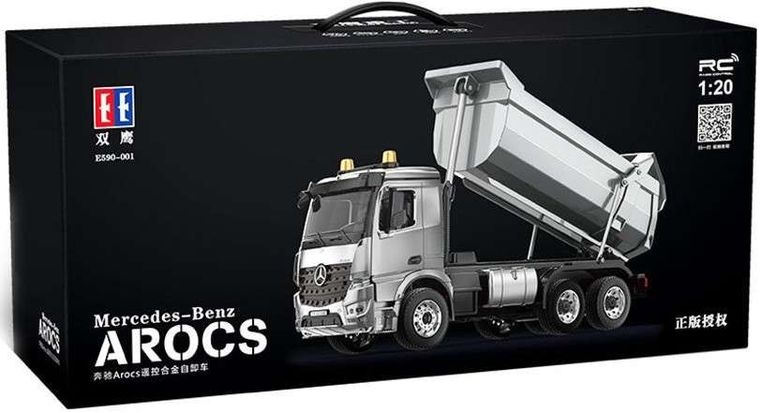 Cada, Mercedes Benz Arocs, pojazd zdalnie sterowany, wywrotka, 1:20