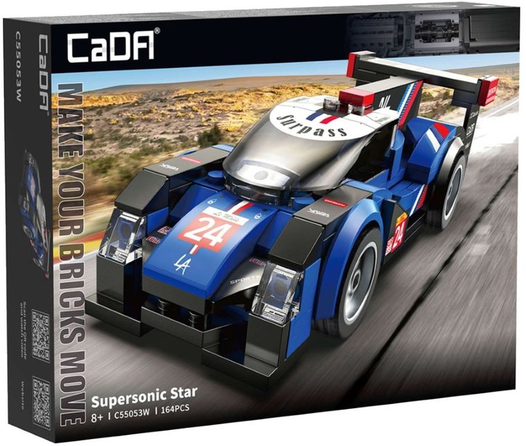 Cada, Supersonic Star, pojazd, klocki konstrukcyjne, 164 elementy