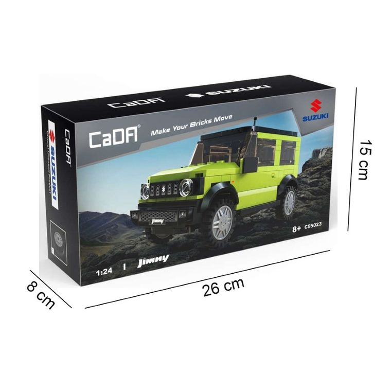 Cada, Suzuki Jimny, klocki konstrukcyjne, pojazd, 1:24, 192 elementy